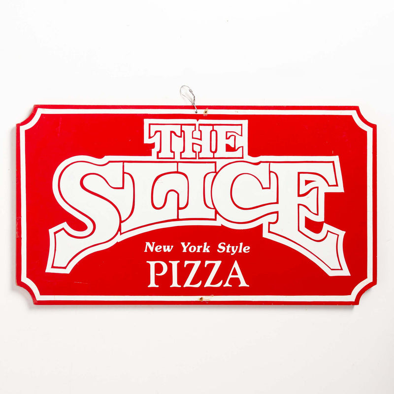 Wood "The Slice" New York Style Pizza Sign