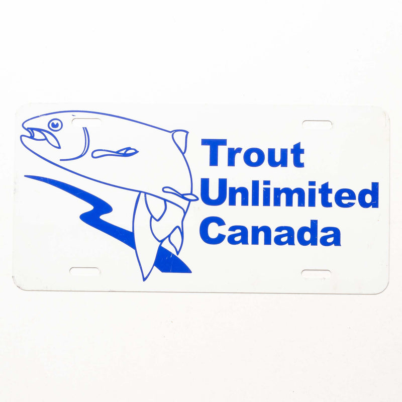 Trout Unlimited Canada Licence Plate Cover
