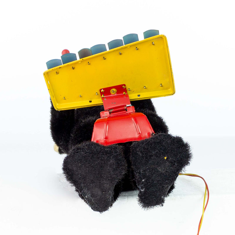 Linemar Battery Xylophone Bear Japan - 1950s