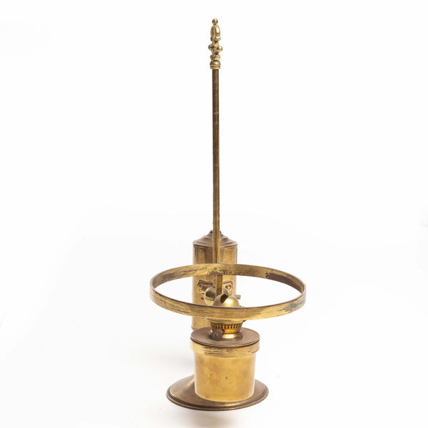 Student's Brass Oil Lamp without Shade