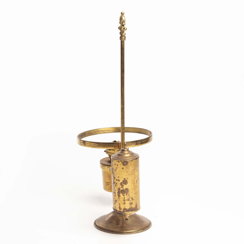 Brass Student's Oil Lamp without Shade