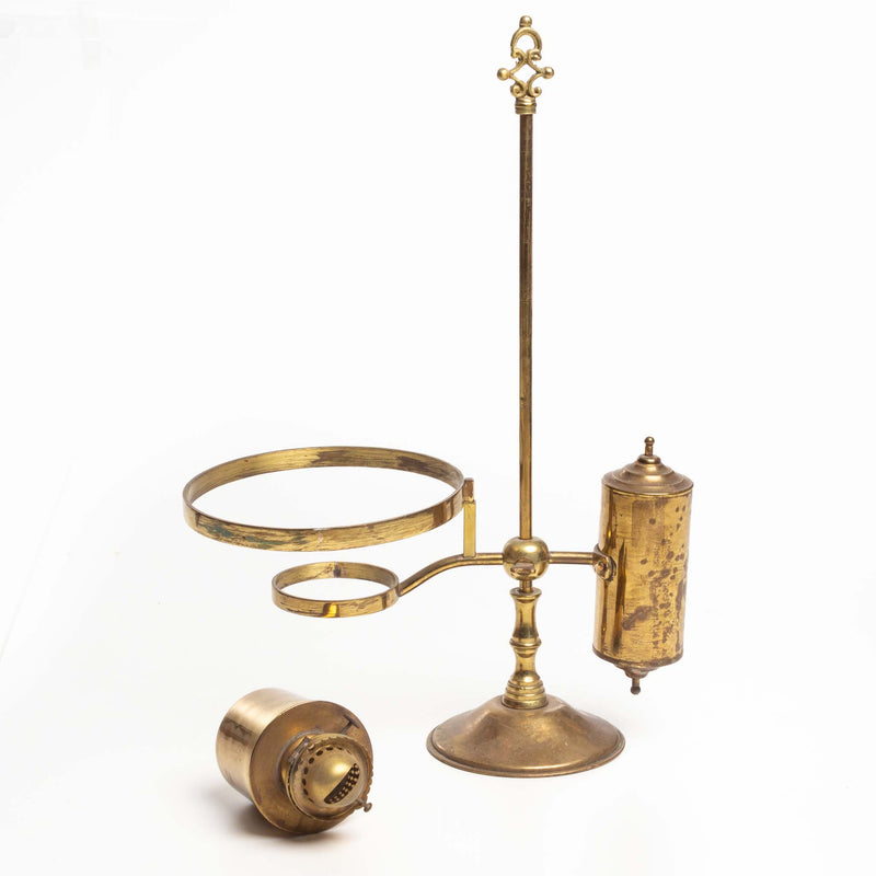Brass Student's Oil Lamp without Shade