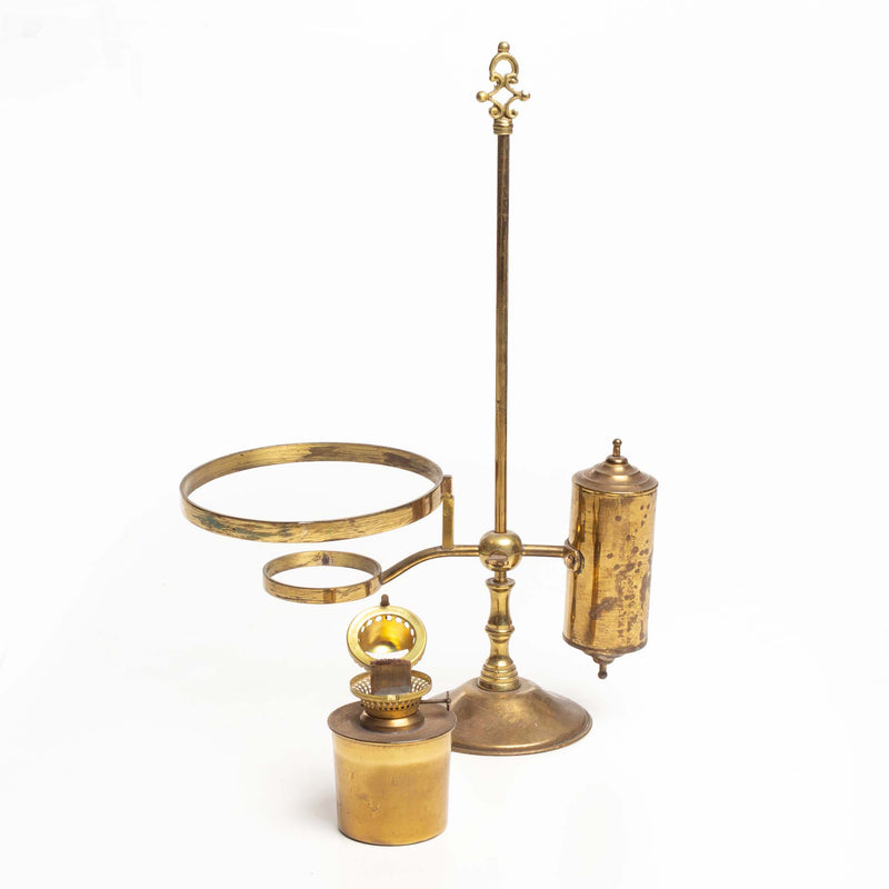 Student's Brass Oil Lamp without Shade