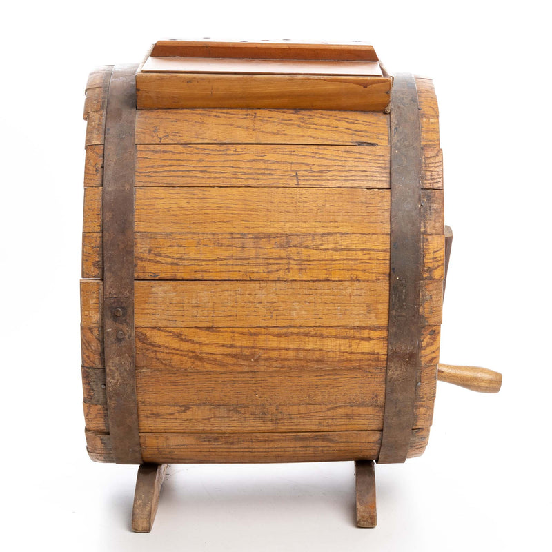 Early Cylinder Wooden Butter Churn A/F