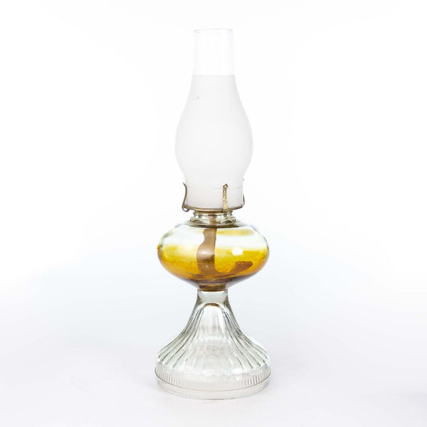 Coal Oil Lamp with Chimney, as-is