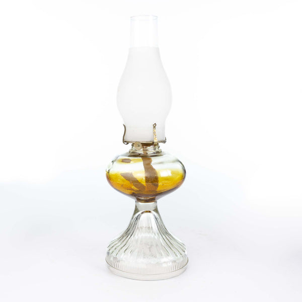 Coal Oil Lamp with Chimney, as-is
