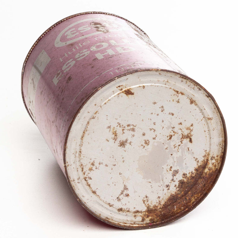 Essolube Hd Motor Oil Metal Can 1 Liter Poor Condition