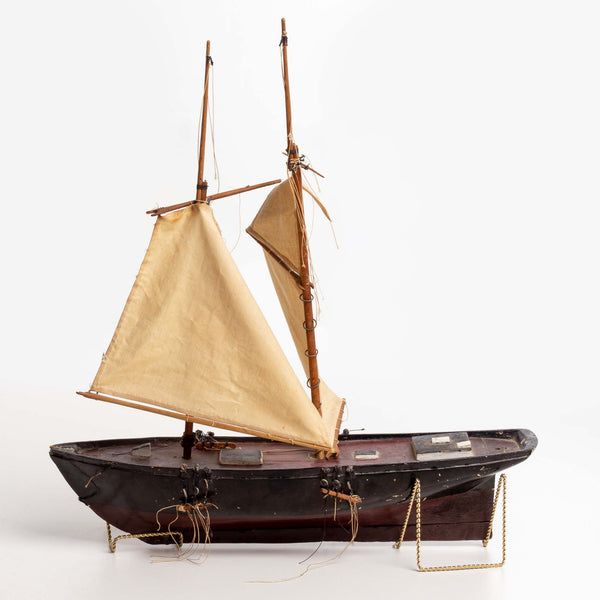 Folk Art 2 Mast Sailing Ship