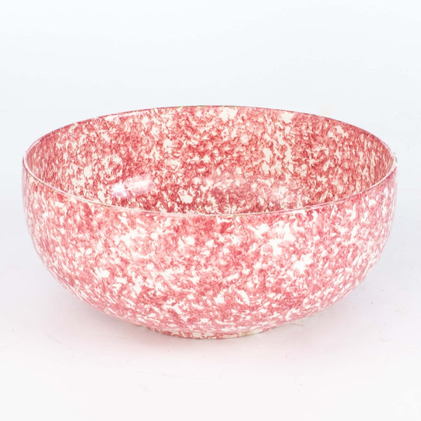 Pink Sponge Painted Bowl