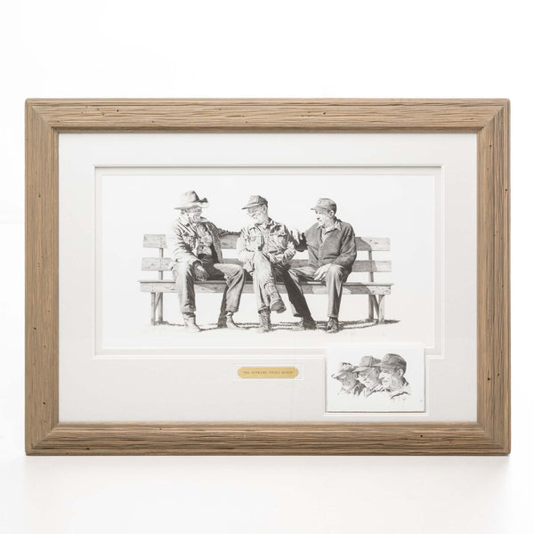Framed Print of "The Supreme Court Bench"