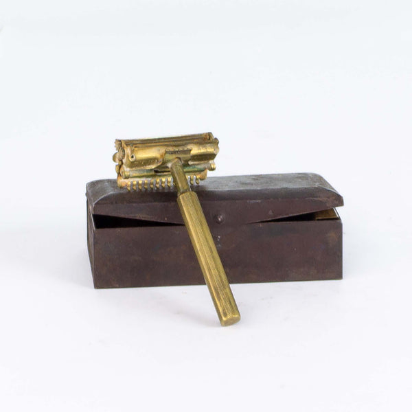 Valet Auto Strop Safety Razor In Metal Case