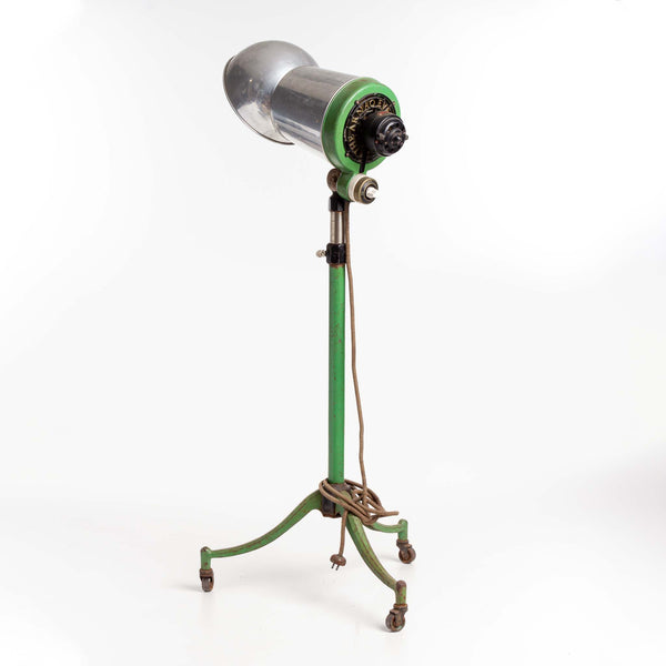 Arnao Hair Dryer on Green Metal Stand