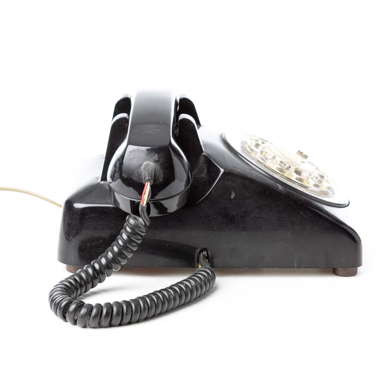 Black Rotary Dial Telephone