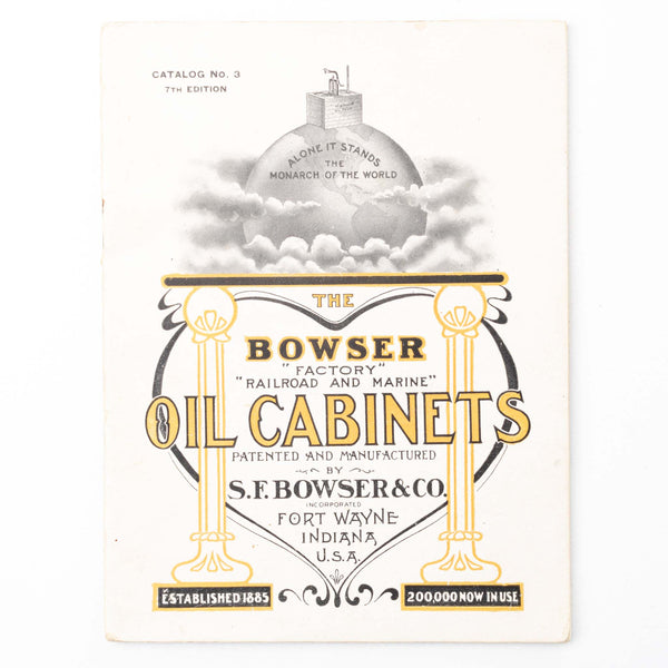 Bowser Oil Cabinets 1909 Catalog
