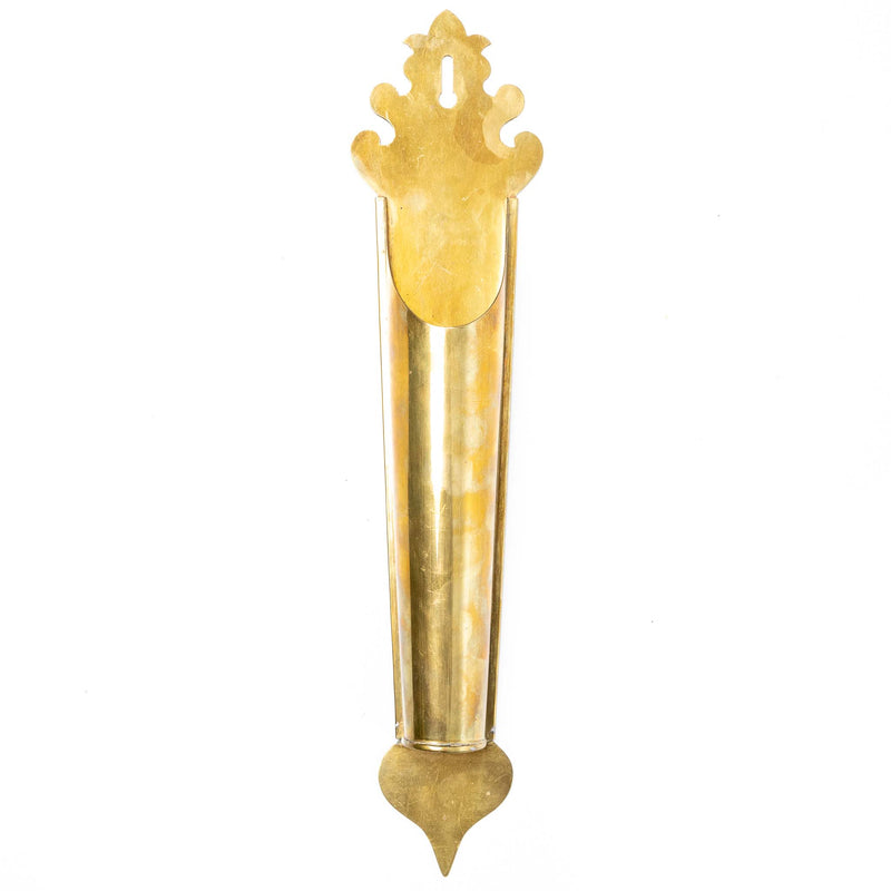 Brass Wall Pocket Planter