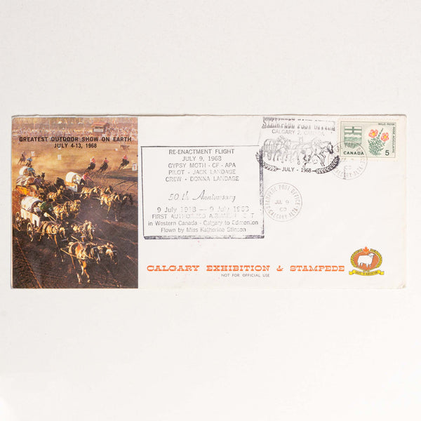 1968 Calgary Stampede Envelope