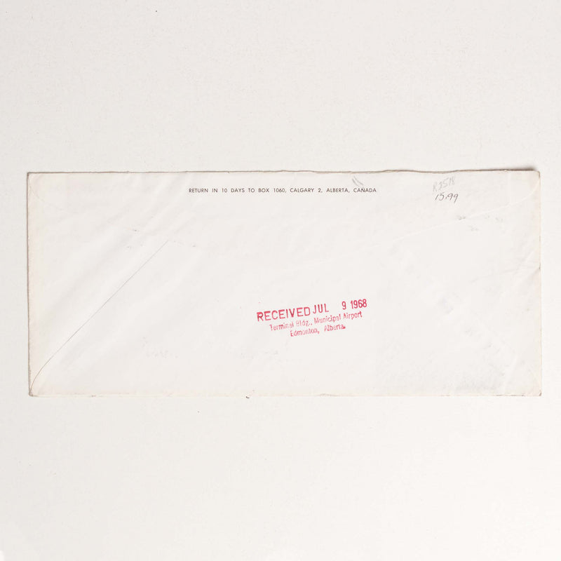 1968 Calgary Stampede Envelope