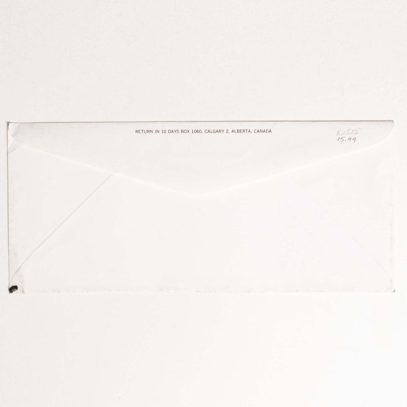 1972 Calgary Stampede Diamond Jubilee Envelope