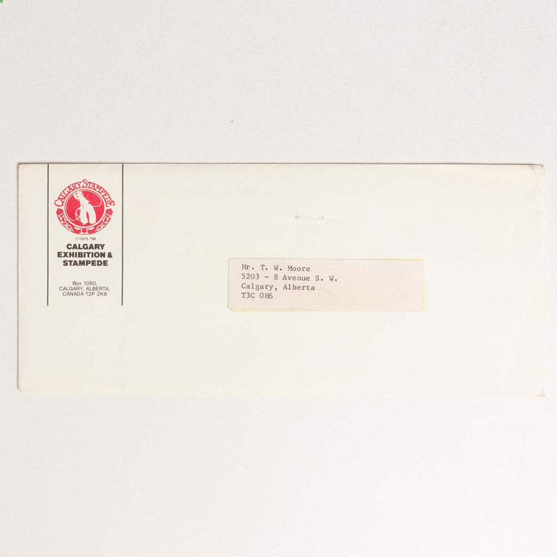 1975 Calgary Stampede Envelope
