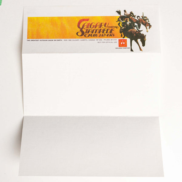 1975 "Calgary Centennial" Calgary Stampede Letterhead