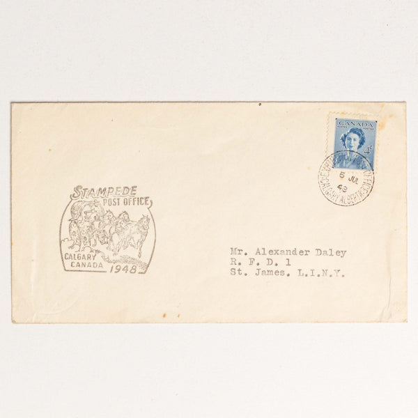 Calgary Stampede Post Office Envelope - 1948