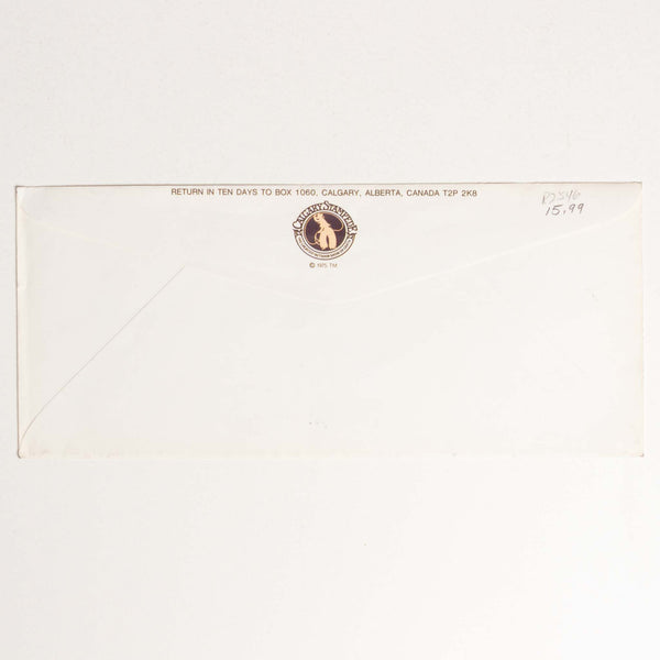1979 Calgary Stampede Post Office Envelope