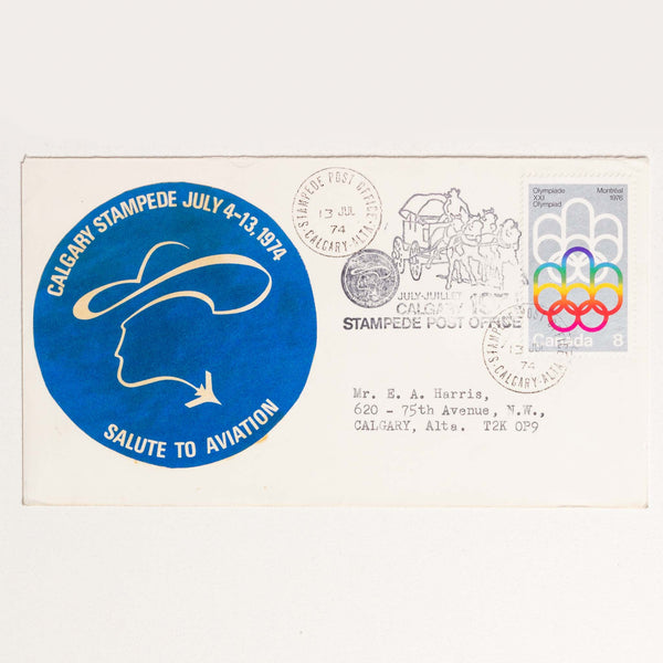 1974 Calgary Stampede"Salute to Aviation" Envelope