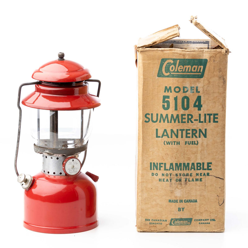 Red Coleman 5104 Summer-Life Lantern with Box