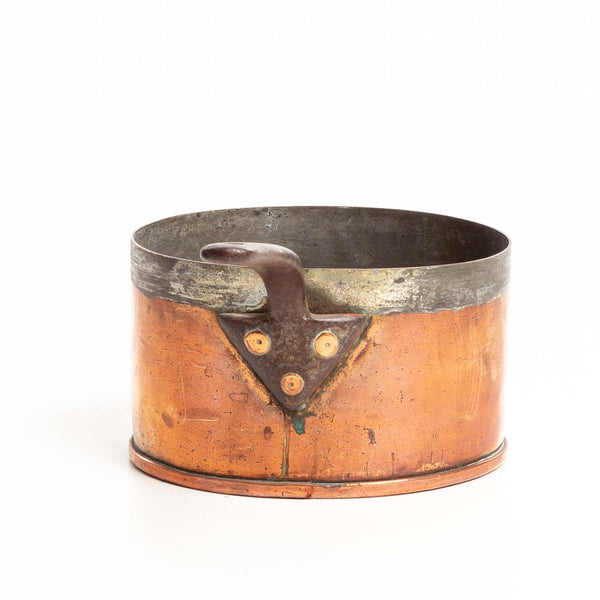 Copper Sauce Pan with Iron Handle