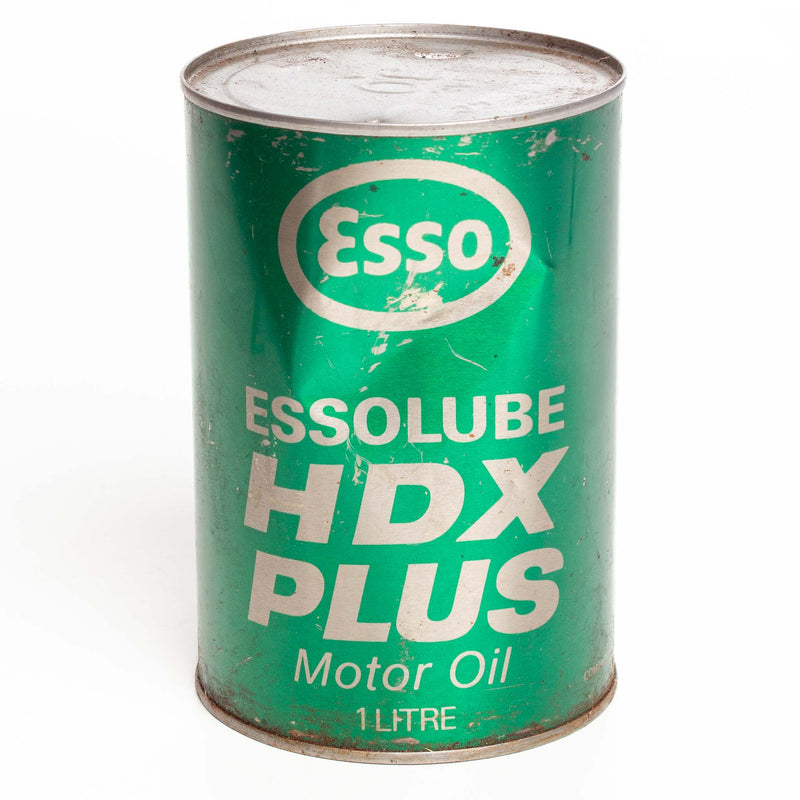 Green Esso HDX Plus 1 Litre Oil Can