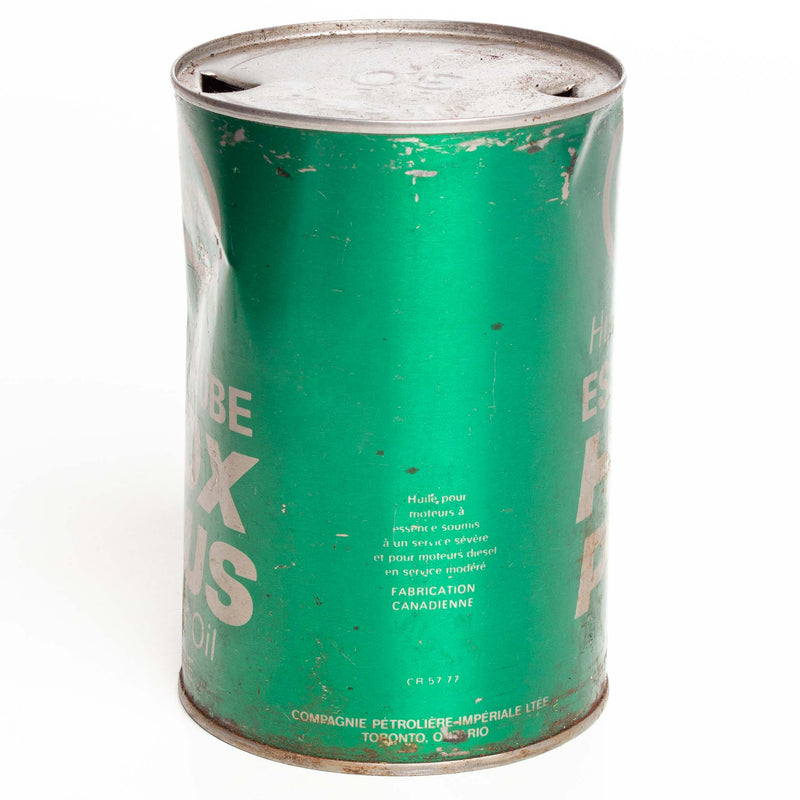 Green Esso HDX Plus 1 Litre Oil Can