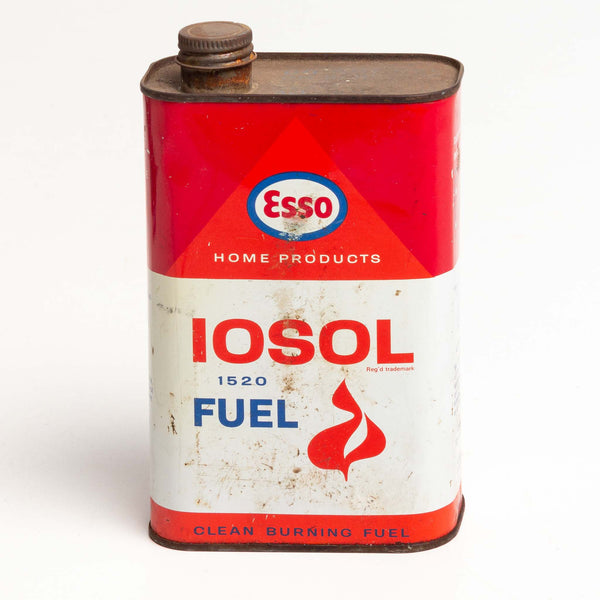 Esso Iosol Burning Fuel 32 Oz Can Full