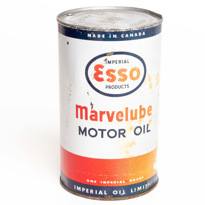 Esso Marvelube 1-Qt Metal Oil Can