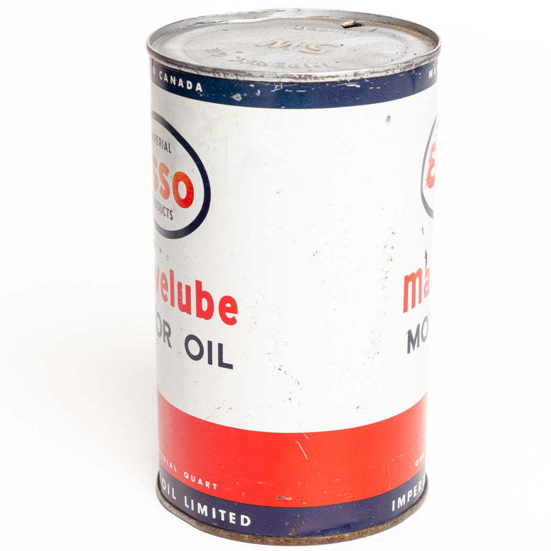 Esso Marvelube 1-Qt Metal Oil Can