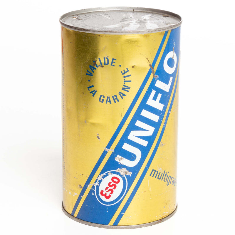 Esso Uniflo 1-Quart Metal Oil Can