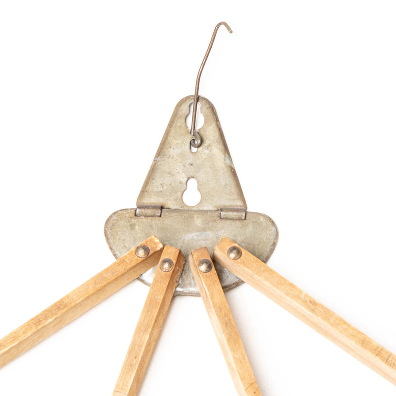 Wooden Four Arm Wall Mount Clothes Dryer