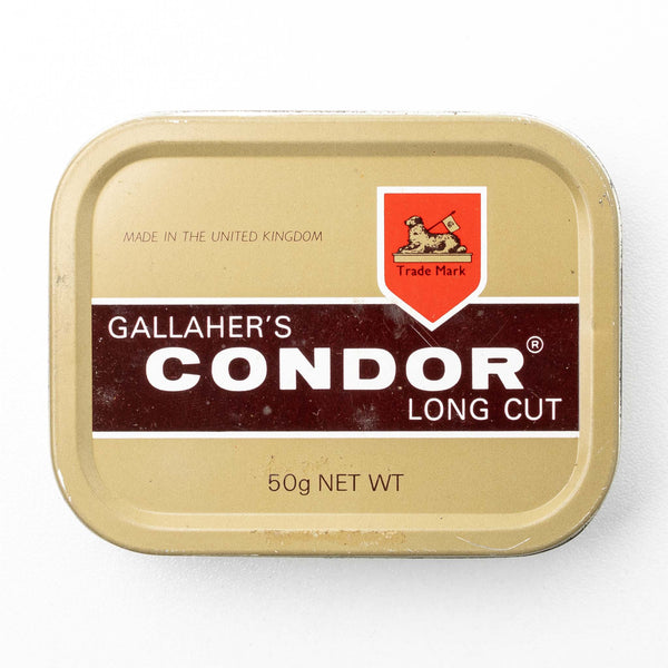 Gallaher's Condor Tobacco Tin - Rectangular, Long Cut, Brass Look