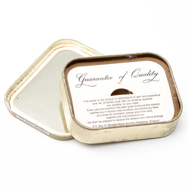 Gallaher's Condor Tobacco Tin - Rectangular, Long Cut, Brass Look