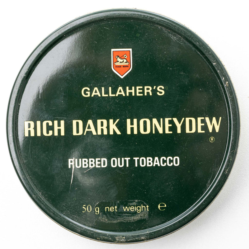 Gallaher's Rich Dark Honeydew Tobacco Tin - Round