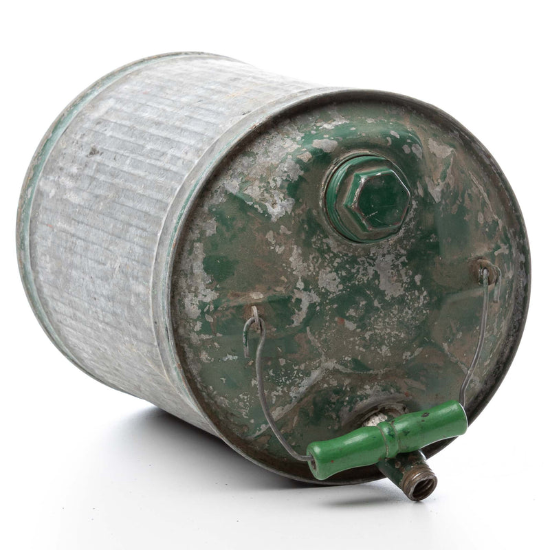 Galvanized Gas Can - Green Top