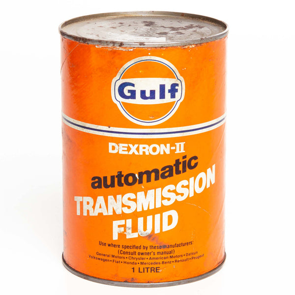 Gulf Dexron-II Automatic Transmission Fluid Cardboard Can