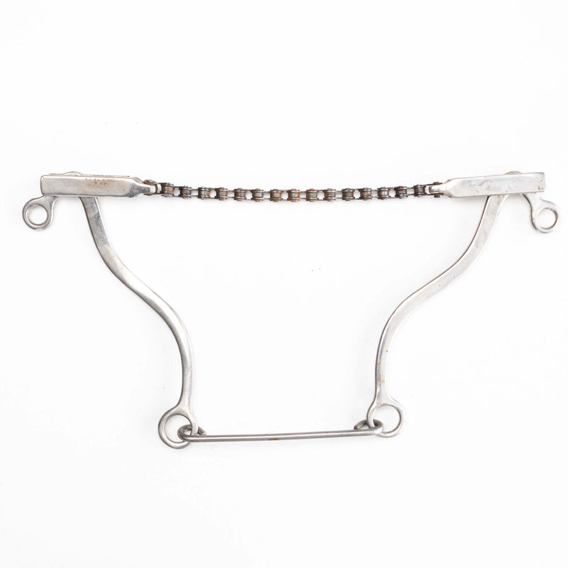 Hackamore Horse Bit with Chain