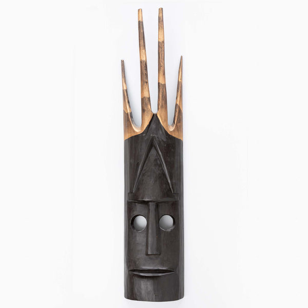 Indonesian Tribal Mask with Crown/Horns