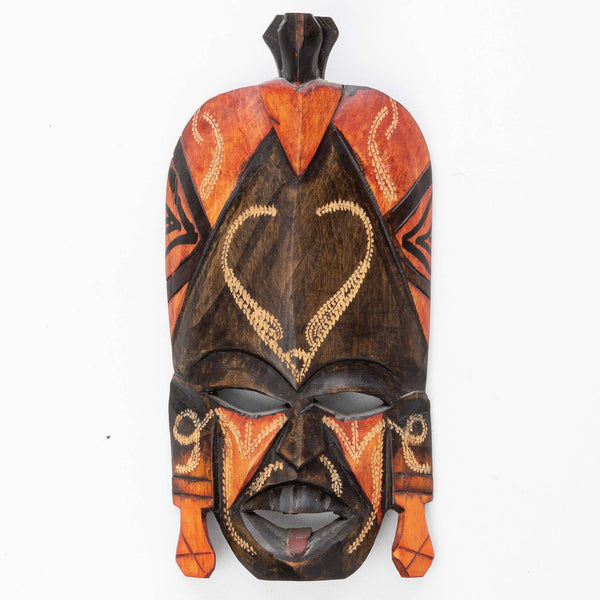 Small Tribal Maasai-Style Kenyan Mask