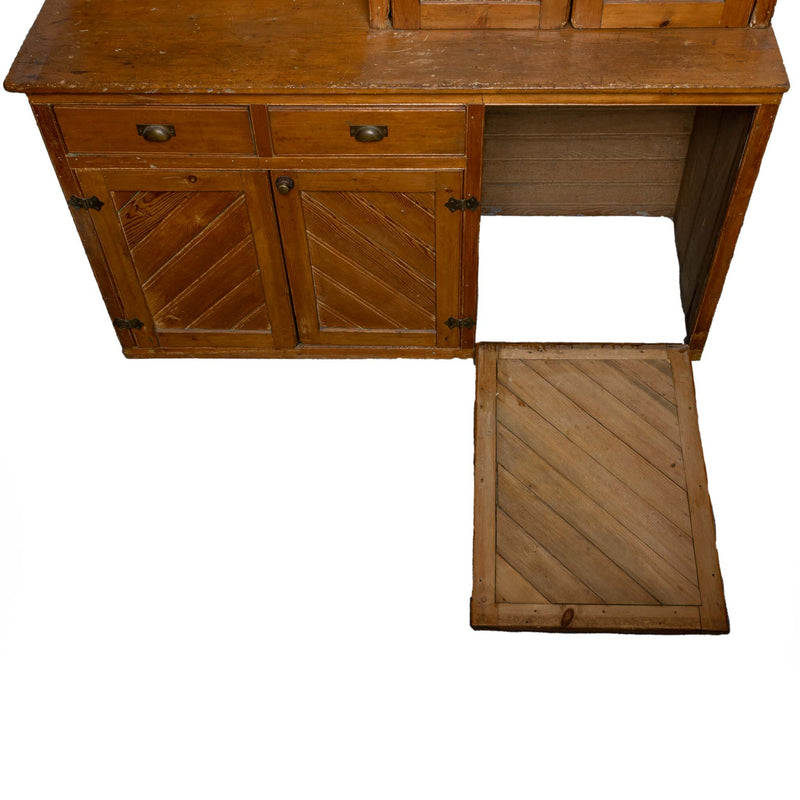 Pine Cupboard Brass Hardware C1890 (One Piece)