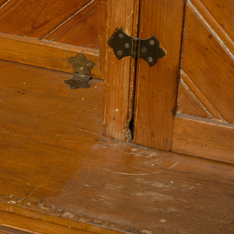 Pine Cupboard Brass Hardware C1890 (One Piece)