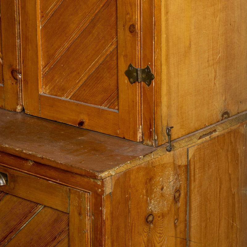 Pine Cupboard Brass Hardware C1890 (One Piece)