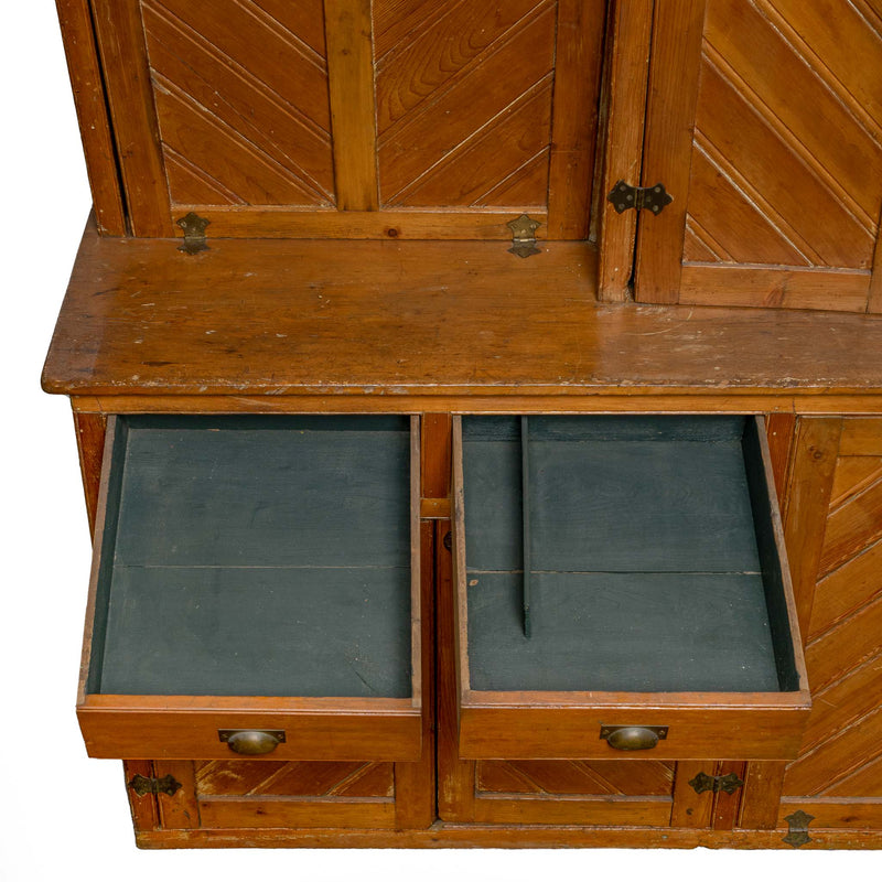 Pine Cupboard Brass Hardware C1890 (One Piece)