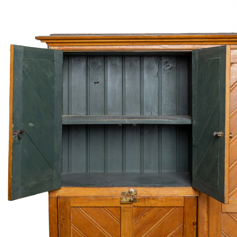 Pine Cupboard Brass Hardware C1890 (One Piece)