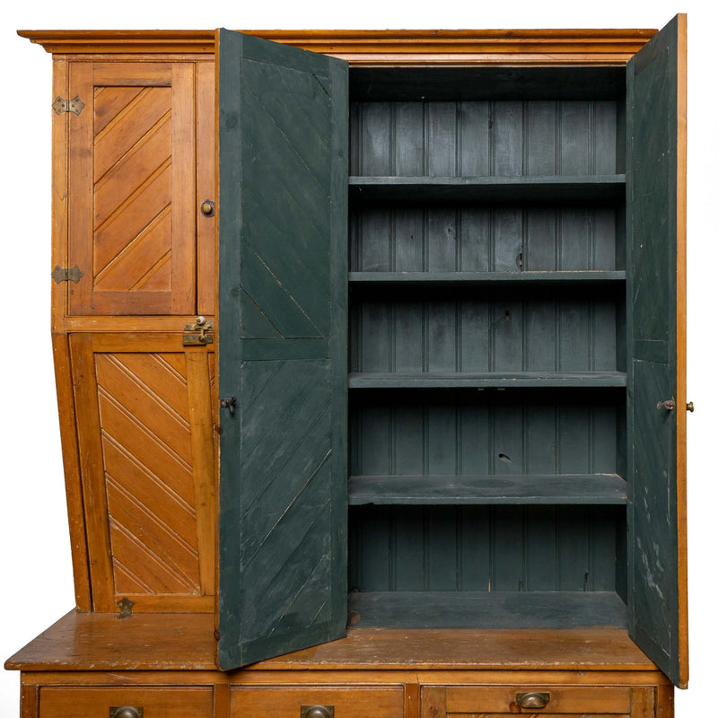 Pine Cupboard Brass Hardware C1890 (One Piece)